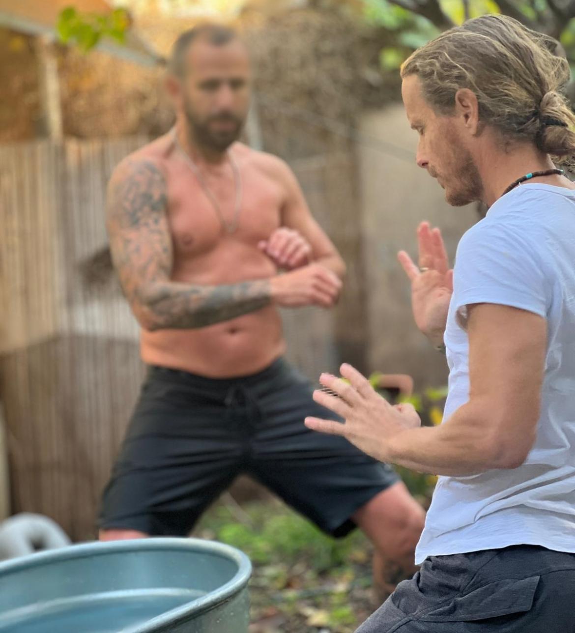 Ice Bath, Yoga, and Breathing Activity